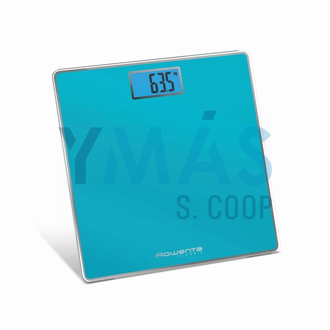 BASCULA BAÑO CRISTAL DIGITAL 160KG/100GR TURQUESA