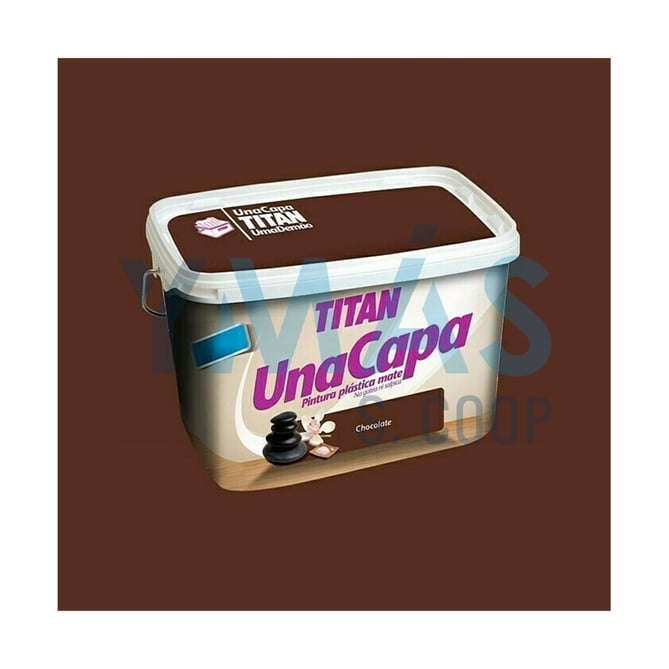 PINTURA UNA CAPA MATE CHOCOLATE 2,5L