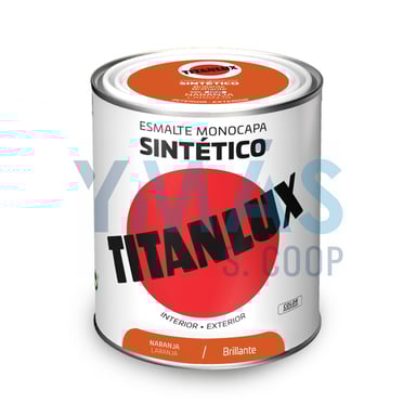 ESMALTE SINTETICO TITANLUX NARANJA 750ML