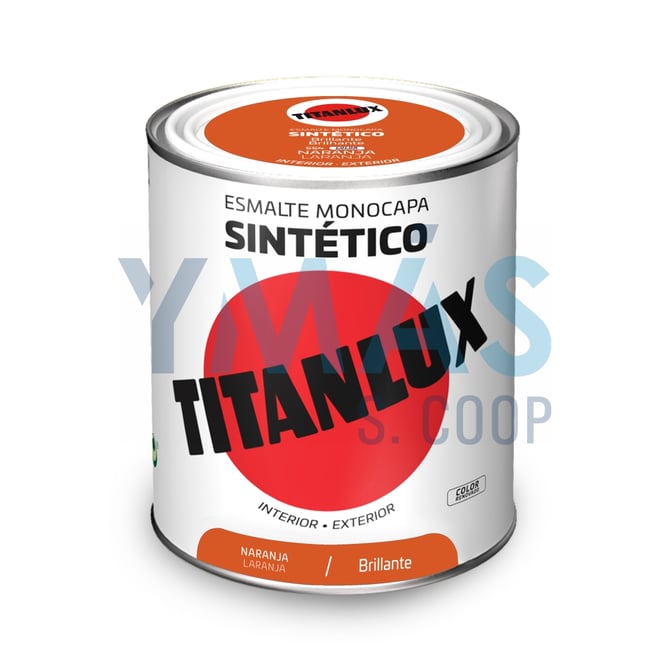 ESMALTE SINTETICO TITANLUX NARANJA 750ML