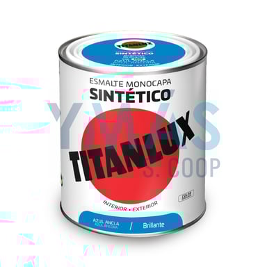 ESMALTE SINTETICO TITANLUX AZUL ANCLA 750ML