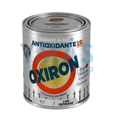 PINTURA OXIRON AGUA BLANCO SATINADO LISO 750ML