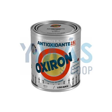 PINTURA OXIRON AGUA NEGRO SATINADO LISO 750ML