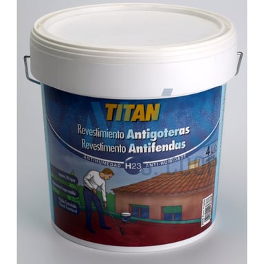 PINTURA ANTIGOTERAS AL AGUA H23 ROJA 15L