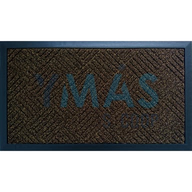FELPUDO TIPO CESPED MARRON 45X75CM