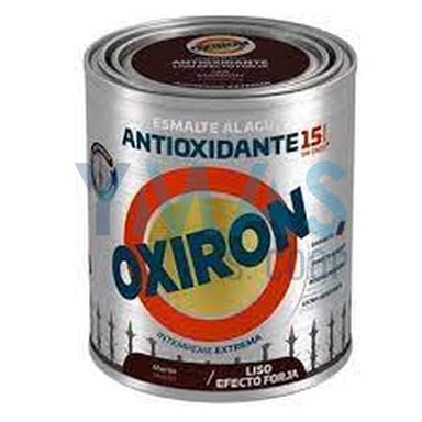 PINTURA OXIRON FORJA AGUA MARRON LISO 750ML