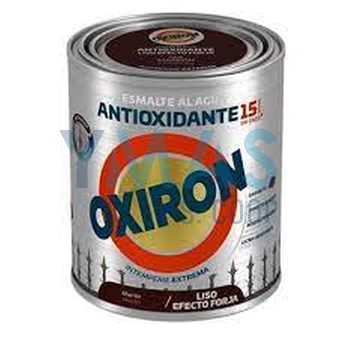 PINTURA OXIRON FORJA AGUA MARRON LISO 750ML
