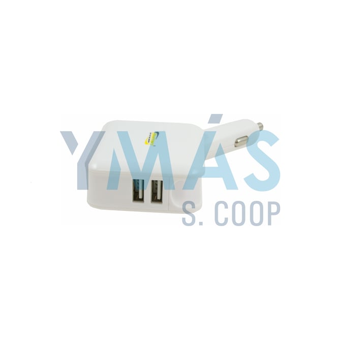 CARGADOR MECHERO SMARTPHONE COCHE/CASA 2USB