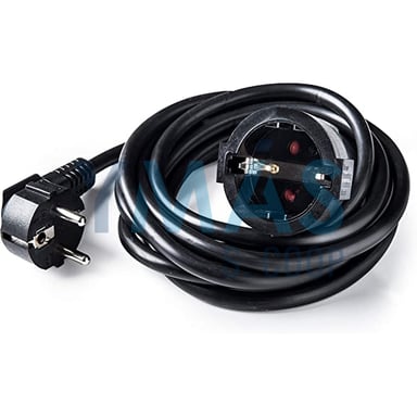 PROLONGACION 3X1,5 10M NEGRO 16A