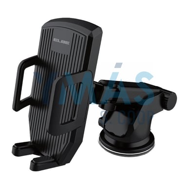 SOPORTE MOVIL COCHE CON VENTOSA NEGRO