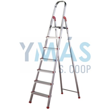 ESCALERA ALUMINIO NORMA 220 7 PELDAÑOS ANCHOS
