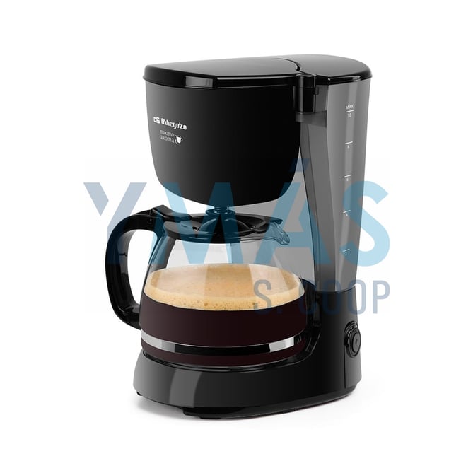 CAFETERA GOTEO 12 TAZAS 750W NEGRA