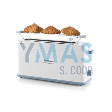 TOSTADOR 850W 1 REBANADA LARGA BLANCO