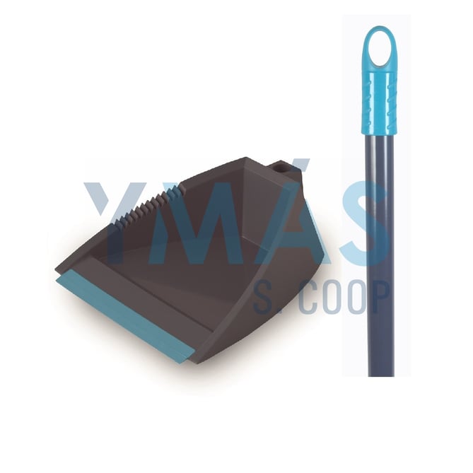 RECOGEDOR PERFIL GOMA 23CM C/PALO