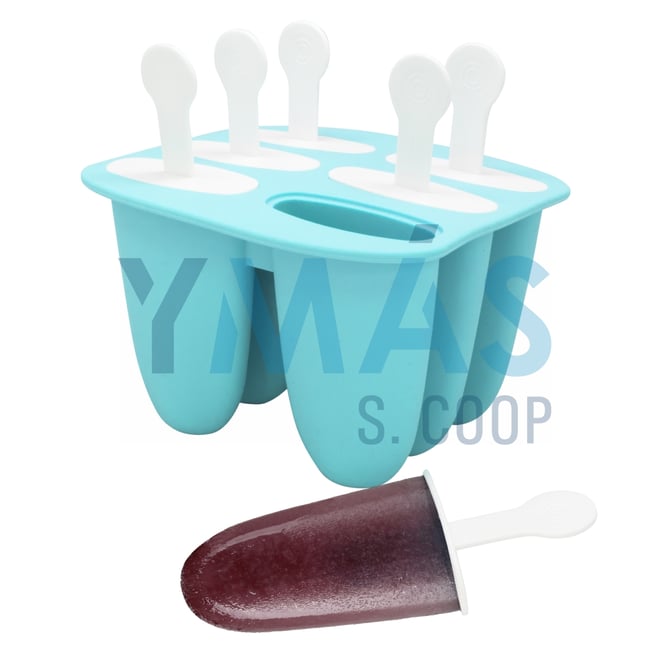MOLDE SILICONA 6 HELADOS