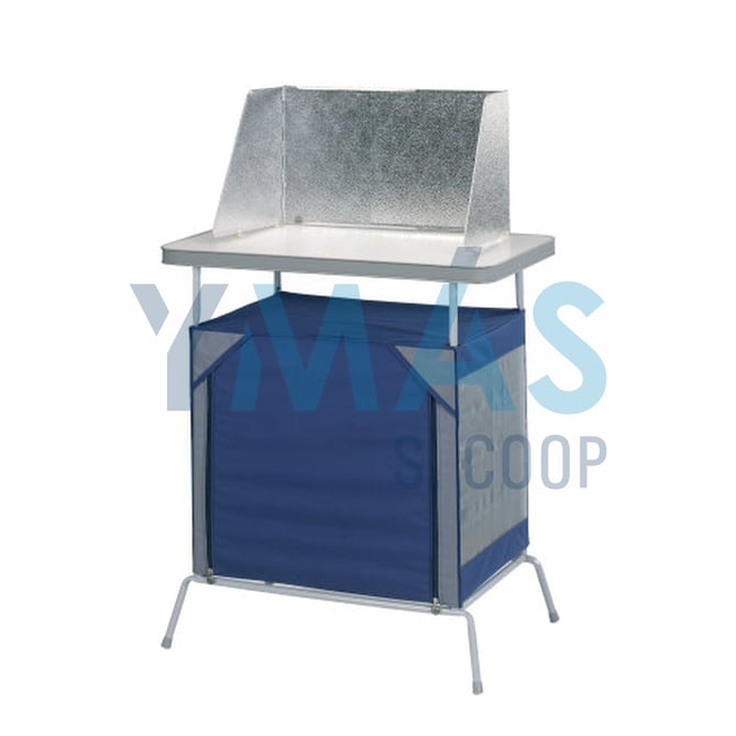 MESA COCINA CAMPING C/ARMARIO 82X76X42