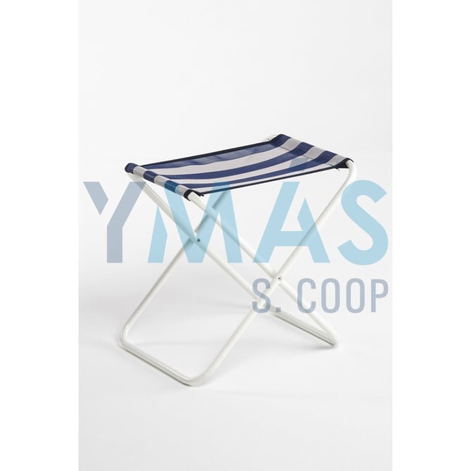 TABURETE PLAYA ACERO RAYAS FIBRELINE
