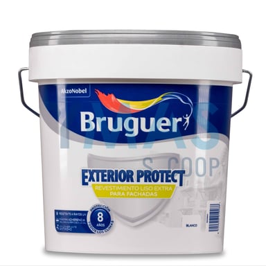 PINTURA EXTERIOR PROTECT LISO BLANCO 25KG