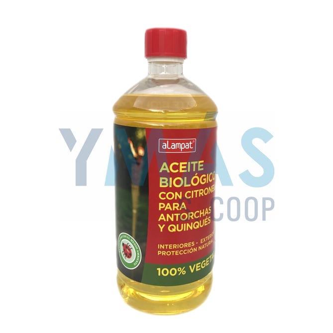 ACEITE PARA ANTORCHAS BIOLOGICO CITRONELA 750ML