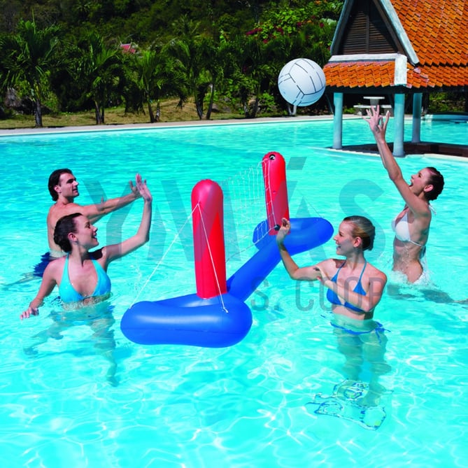 JUEGO VOLEIBOL FLOTANTE CON BALON 244X64CM