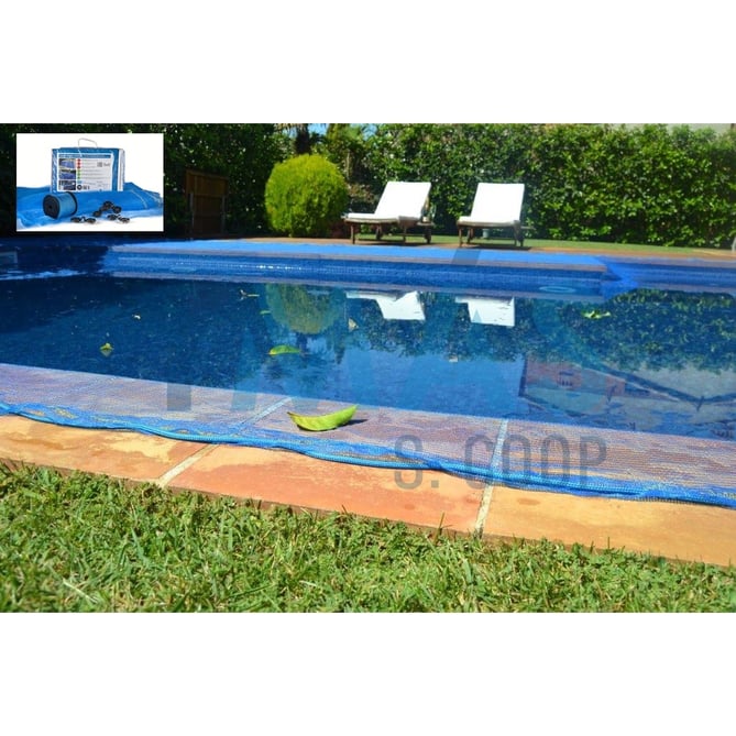 CUBIERTA MALLA PISCINA LEAF POOL COVER 6X6M