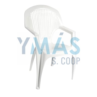 SILLON MONOBLOCK EXTRA RESPALDO ALTO BLANCO