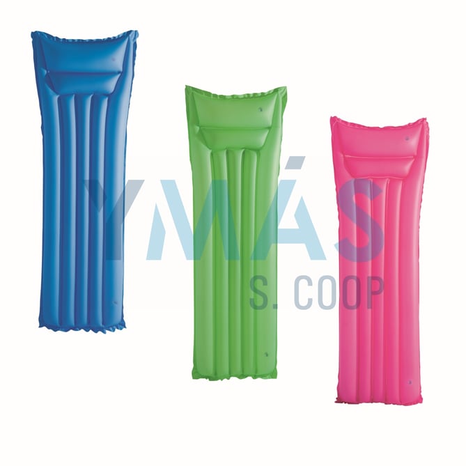 COLCHONETA HINCHABLE COLORES SURTIDOS 183X69CM