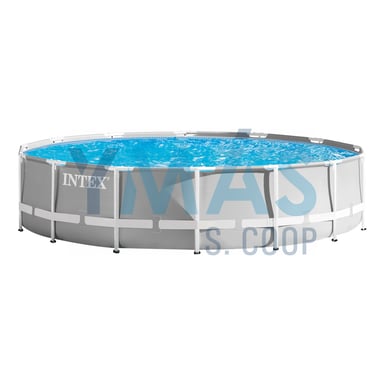 PISCINA PORTATIL 427X107CM C/CARTUCHO+ESCAL.+TAPIZ