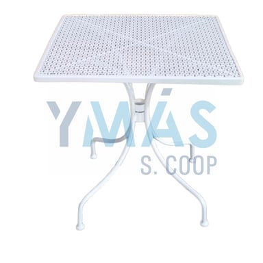 MESA EGEO 70X70 ARENA ACERO PINTADO