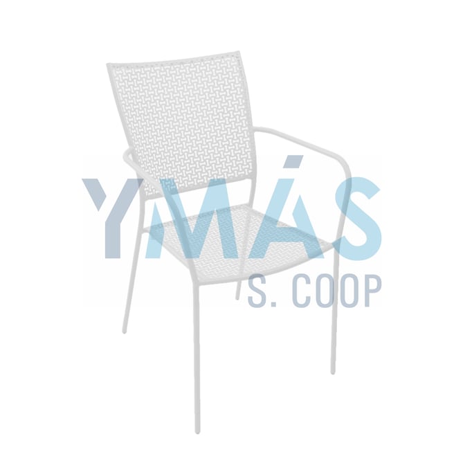 SILLA METALICA EGEO BLANCO