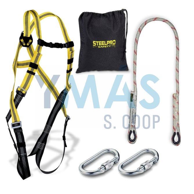 KIT ARNES CUERDA 1.5M 2 MOSQUETONES AZOR