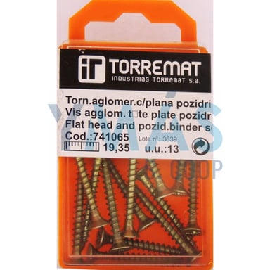 TIRAFONDO BICRO PZ CPLANA 1,9X35 BLISTER