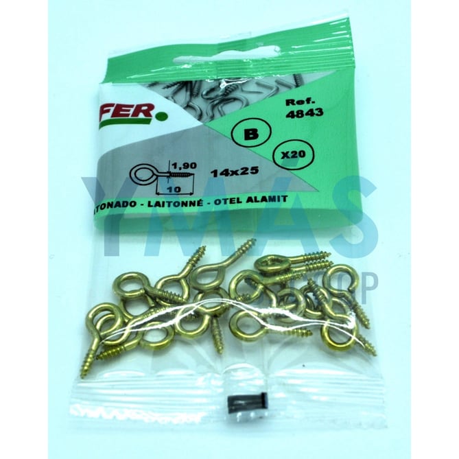HEMBRILLA CERRADA LATONADA 3X40 BLISTER