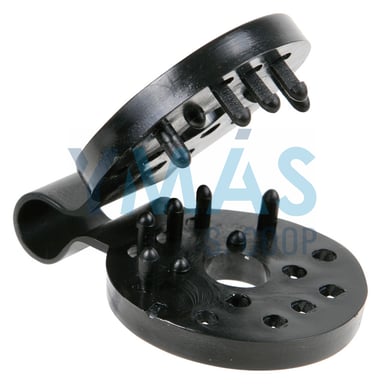 CLIP DE FIJACION PLASTICO P/MALLA 10UDS
