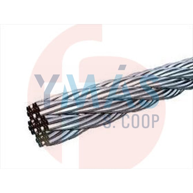 CABLE ACERO GALV. 5MM EN 100M 6X7+1 DIN 3055