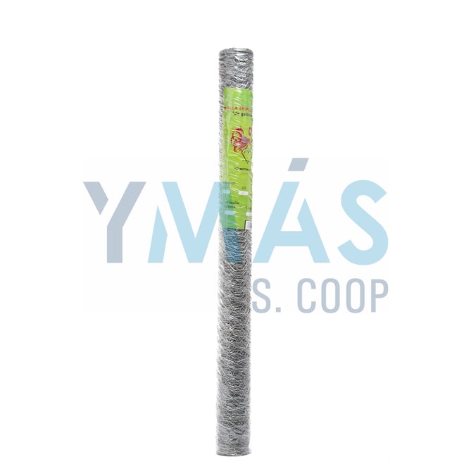 MALLA TRIPLE TORSION GALVANIZADA 10X1M Nº50