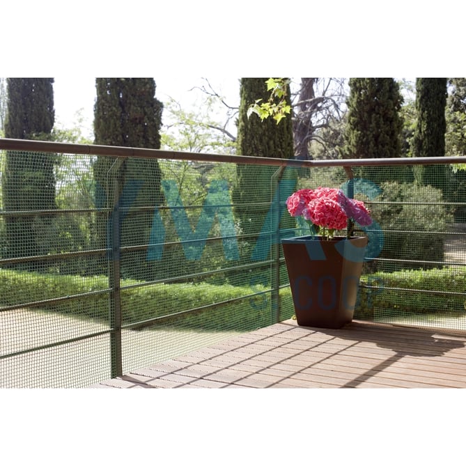 MALLA PLASTICO CUADRANET 10X10MM 1X25M VERDE PREMI