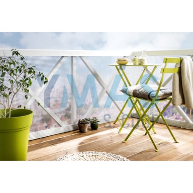 MALLA PLASTICO CUADRANET 10X10MM 1X5M BLANCA