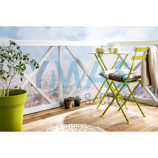 MALLA PLASTICO CUADRANET 10X10MM 1X5M BLANCA