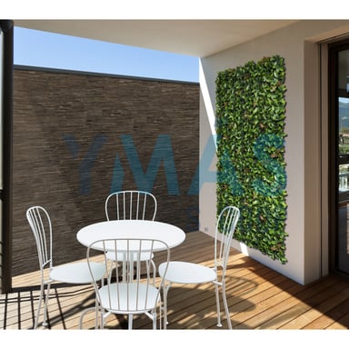 LOSETA JARDIN VERTICAL RED LAURO 100X100CM