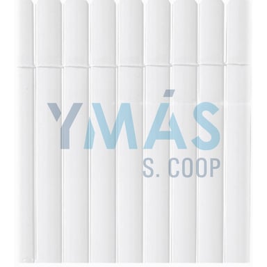 CAÑIZO OVAL SINTETICO PLASTICANE BLANCO 1.5X3M