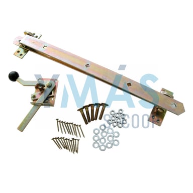 SET HERRAJES GALVANIZADOS PARA PUERTAS JARDIN