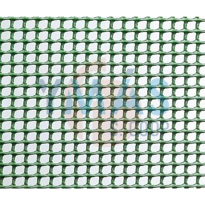 MALLA PLASTICO CUADRANET 5X5MM 1X25M VERDE PREMIUM