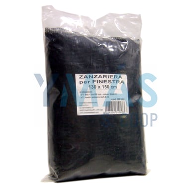 MOSQUITERA VELCRO VENTANA NEGRO 130X150CM