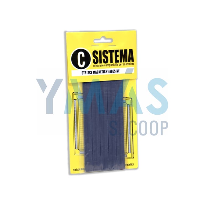 TIRAS ADHESIVAS IMANTADAS PARA MOSQUITERA 10 UDS