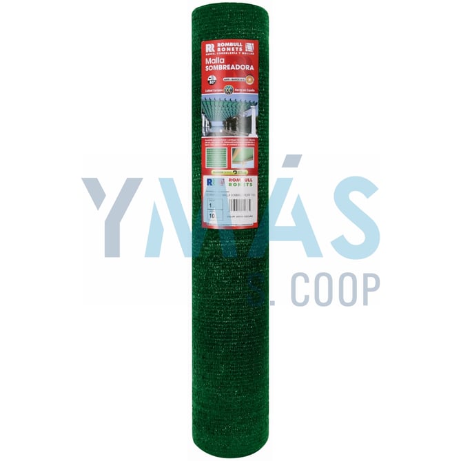 MALLA SOMBREADORA 80% VERDE 1X5M
