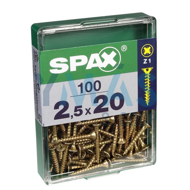 TIRAFONDO BICRO PZ 2.5X20 C100
