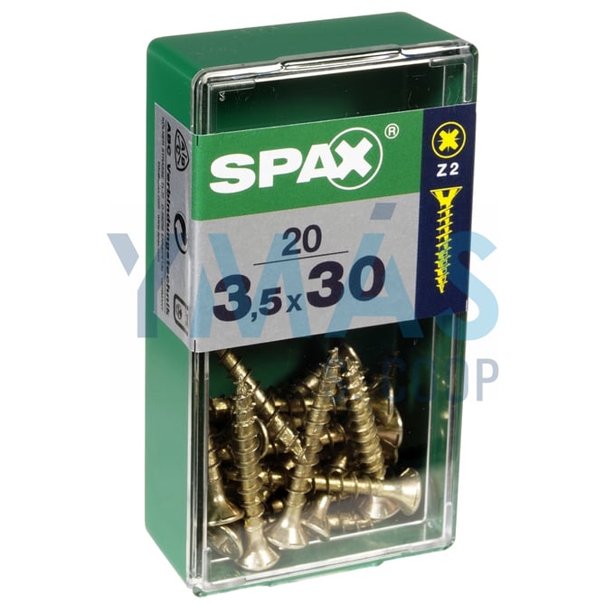 TIRAFONDO BICRO PZ 3.5X30 C20