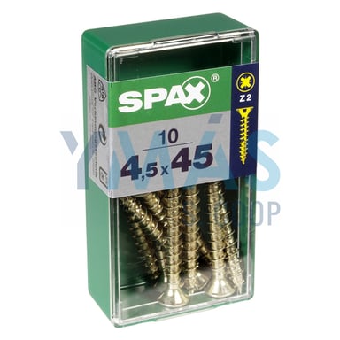 TIRAFONDO BICRO PZ 4.5X45 C10