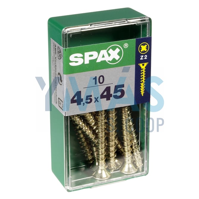 TIRAFONDO BICRO PZ 4.5X45 C10